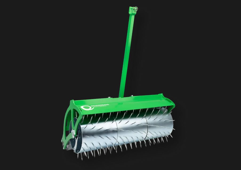 Stachelwalze für Rasenbelüftung freigestellt